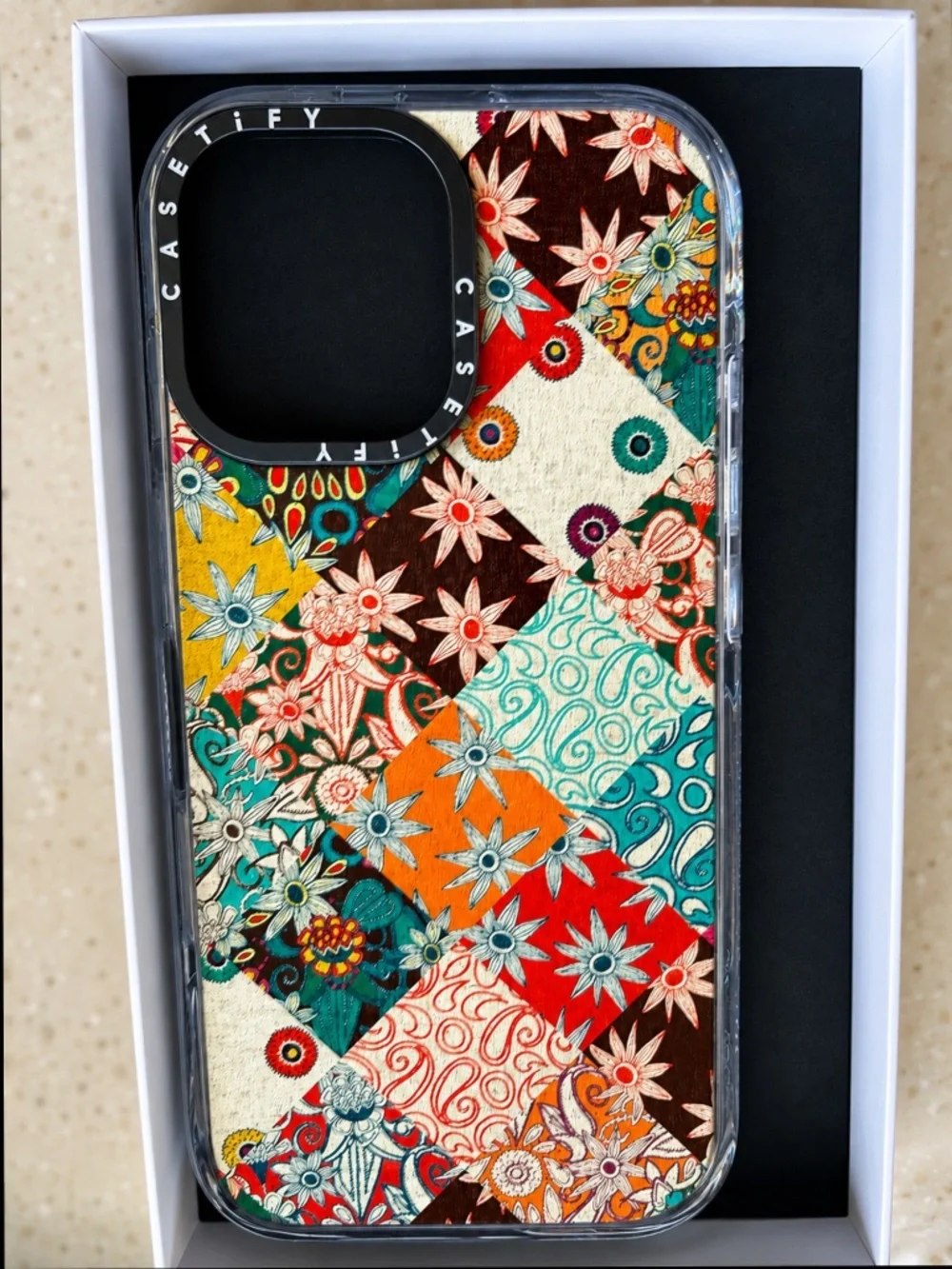 CASETiFY iPhone 17 Clear Case SARILMAK Patchwork MagSafe Military Grade NWT